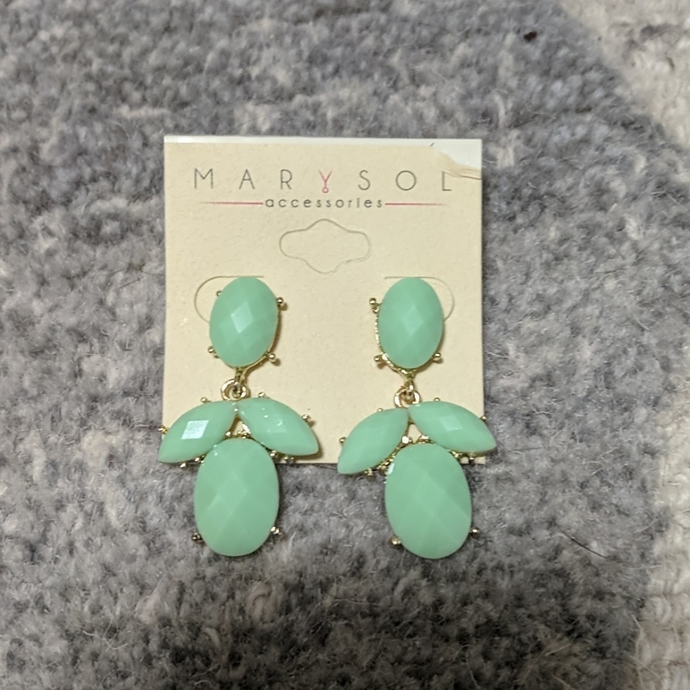 Marysol Mint Green Earrings